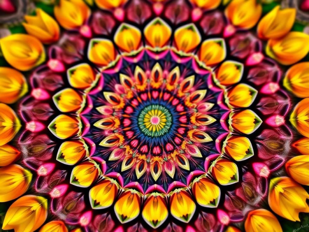 Von Blumenfeldern, Mandalas und Tulpen: Die Bilder der Woche KW 48