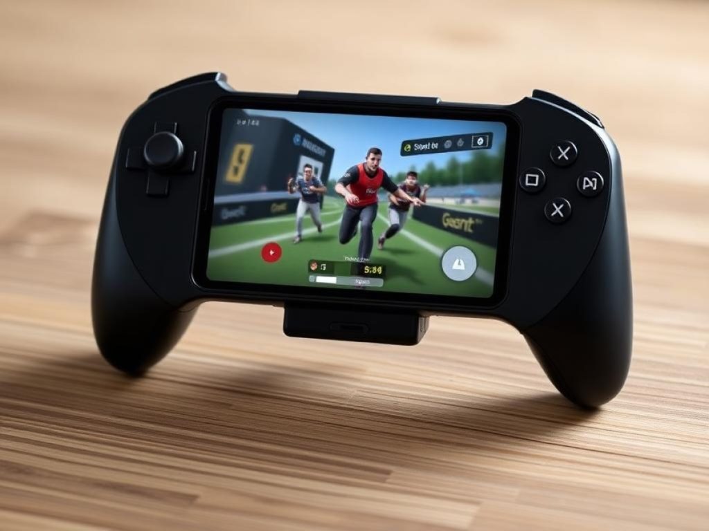 Game-Controller mit Einschub für iPhone 15 und 16
