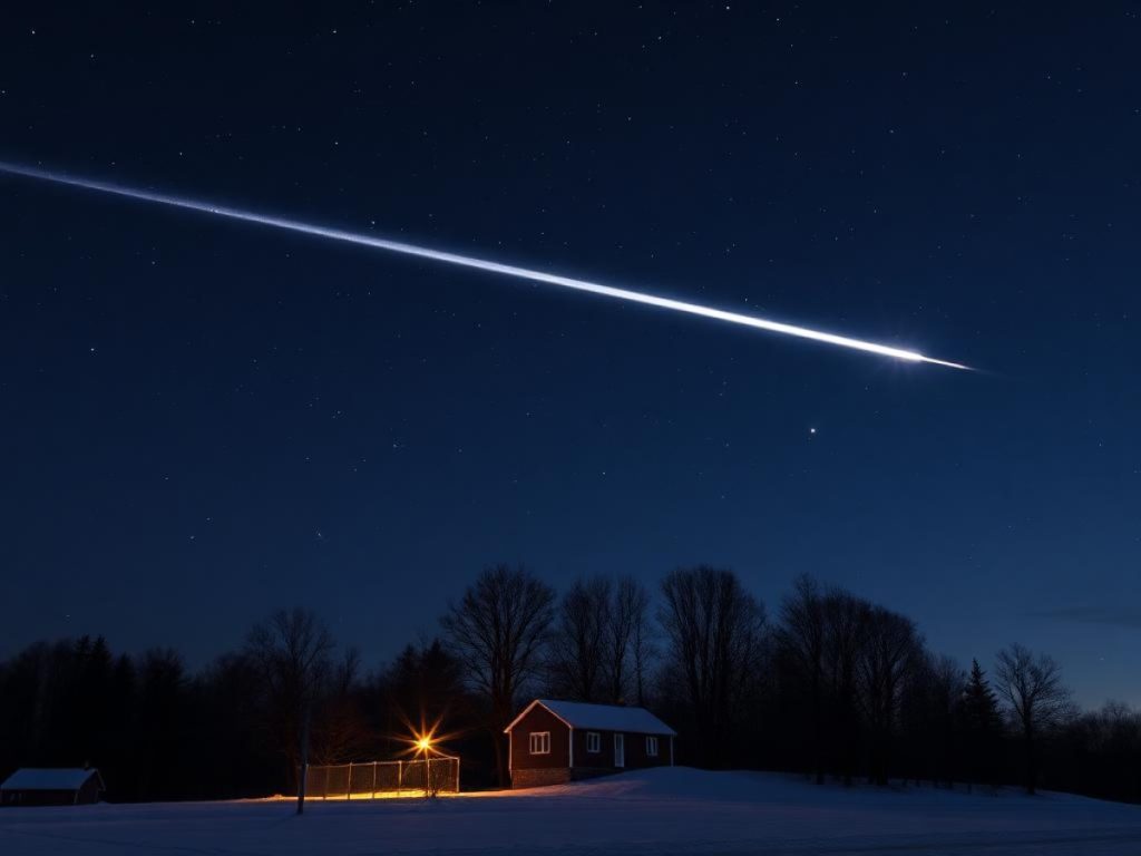 Quadrantiden-Meteorschauer Anfang Januar bietet Fotomotive