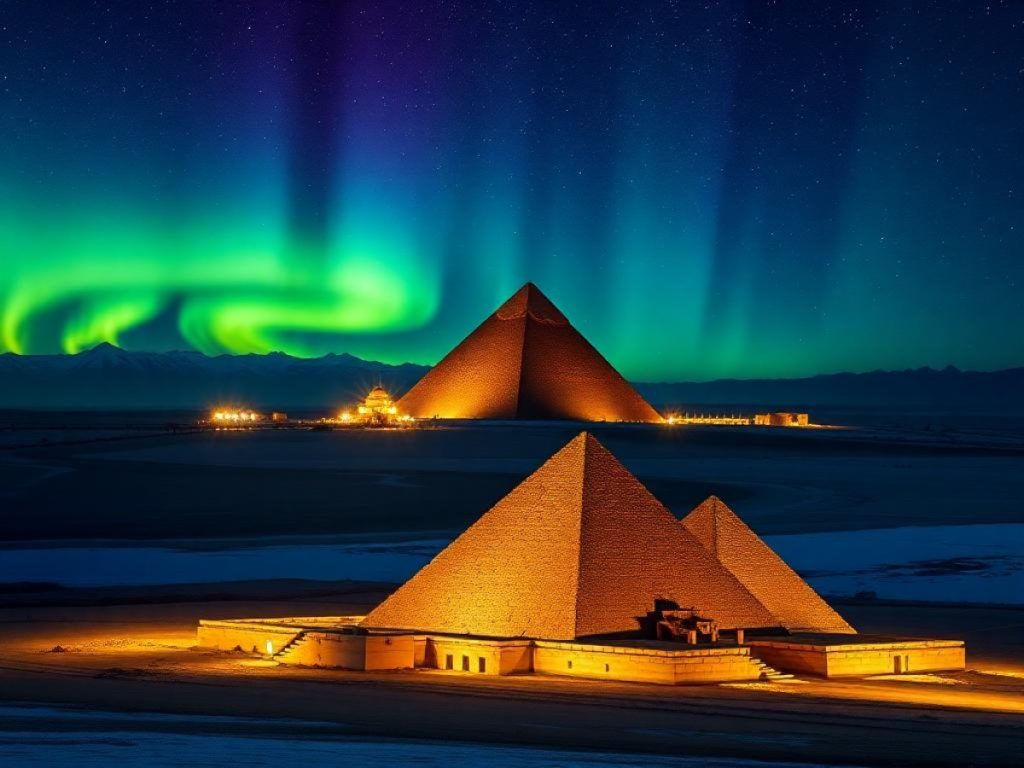 Innere Unruhe, leuchtende Pyramiden und Nordlichter: Die Bilder der Woche KW 10