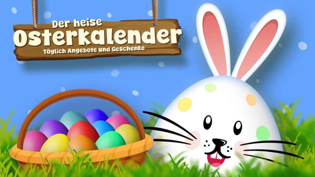 Der heise Osterkalender 2025: Täglich neue Angebote und Geschenke