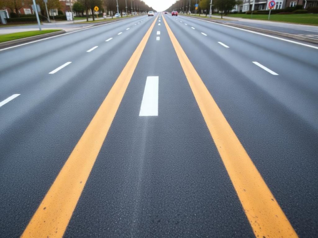 Zwei Linien auf der Straße: Was bedeutet die doppelt gestrichelte Mittellinie?
