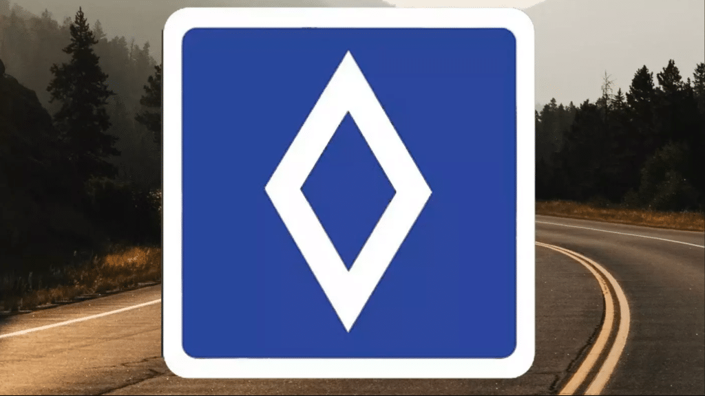 Autofahrern droht 135-Euro-Strafe: Wie Sie beim blauen Rauten-Schild richtig reagieren