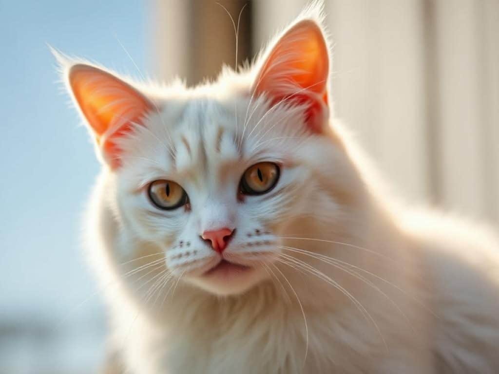 Sonnenbrand bei Katzen: Warum besonders weiße Katzen gefährdet sind