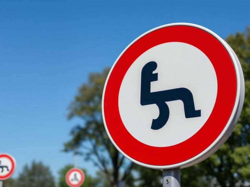 Zielscheibe auf Verkehrsschildern: Was dieses Zeichen bedeutet
