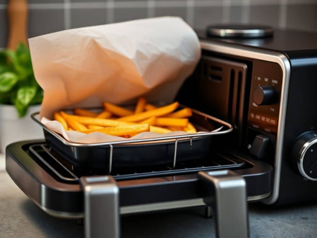 Oft riskant: Es gibt bessere Alternativen zu Backpapier in der Heißluftfritteuse