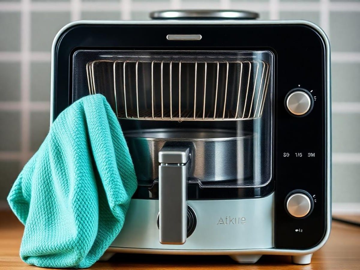 Nie wieder schrubben: So reinigen Sie Ihre Heißluftfritteuse in Minuten