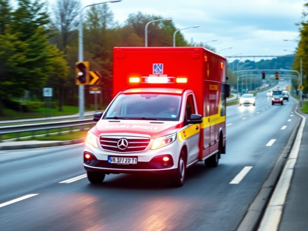 Bei nahendem Blaulicht: Darf man wirklich bei Rot die Ampel überqueren?