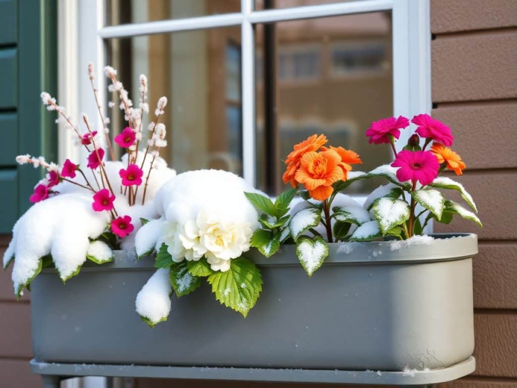 Überstehen auch Minusgrade: Fünf Balkonpflanzen blühen auch im Winter