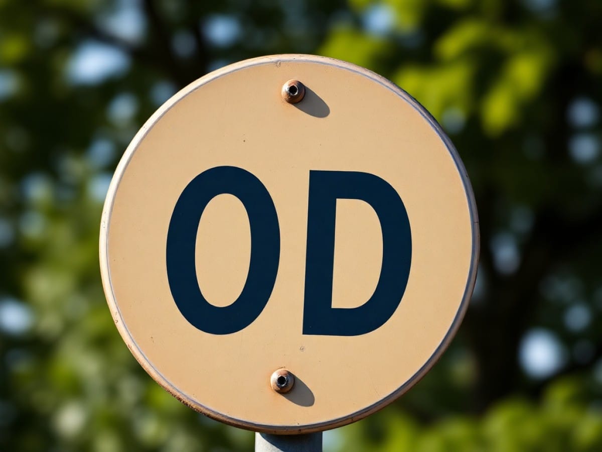 Mehr als nur ein Straßenschild: Das bedeutet die Abkürzung "OD"