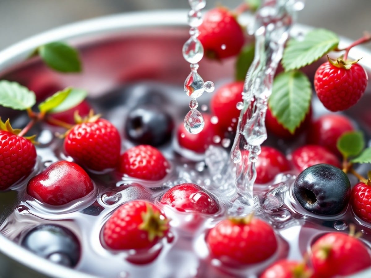Wasser alleine reicht häufig nicht: Waschen Sie Erdbeeren immer mit diesem Hausmittel