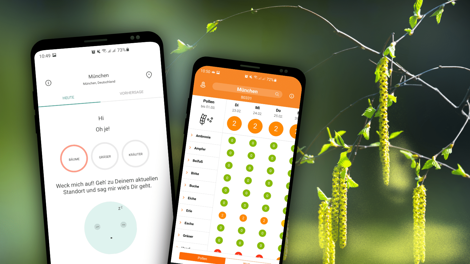 Die besten Pollenflug-Apps: Hilfe für Millionen Allergiker