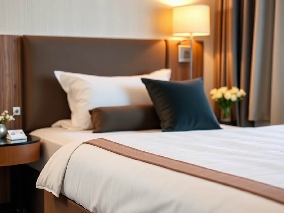 Bettschal im Hotel: Wofür der Stoffstreifen wirklich da ist